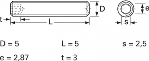 091605005Z Screws, Threaded Rods