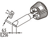 0142CDLF65/SB Ersa Lötspitzen, Entlötspitzen und Heißluftdüsen Bild 2