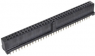 Federleiste, 64-polig, RM 2.54 mm, gerade, schwarz, 09195647829