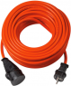 Verlängerungsleitung, Europa, Stecker Typ E + F, gerade auf Kupplung Typ F, gerade, AT-N05V3V3-F 3G1,5mm², orange, 40 m