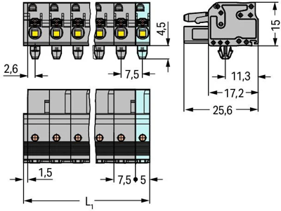 2231-202/008-000 WAGO PCB Connection Systems Image 2