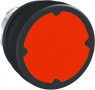Drucktaster, unbeleuchtet, tastend, Bund rund, rot, Frontring silber, Einbau-Ø 22 mm, ZB4BC480