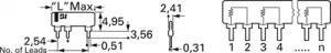 L08-3S 471 470R BI Technologies Widerstandsnetzwerke