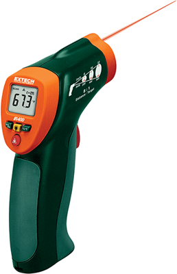 IR400-NIST Extech Thermometer, Anzeigegeräte