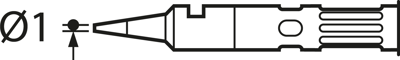 60 01 01 Weller Soldering tips, desoldering tips and hot air nozzles Image 3