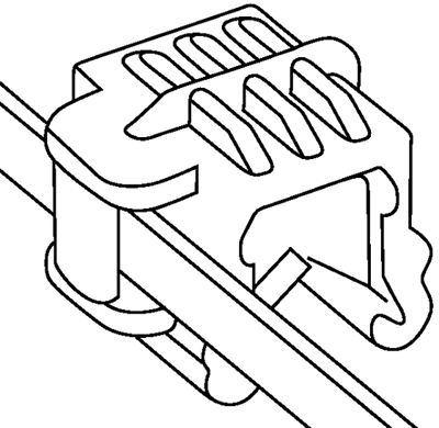 156-00007 HellermannTyton Kabelhalter Bild 2