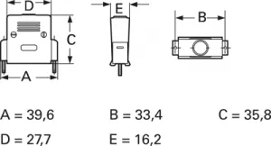 AGP 15 G-ME Assmann WSW D-Sub Housings