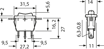 1838.3502 Marquardt Rocker Switches Image 2