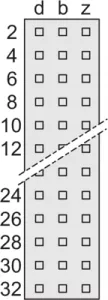 69001-851 SCHROFF PCB Connection Systems