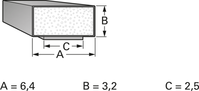 DRE6,4X3,2NI-N2,5V0-1,0M MTC Accessories for Enclosures