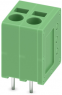Leiterplattenklemme, 2-polig, RM 5 mm, 0,2-4,0 mm², 24 A, Federklemmanschluss, grün, 1991095