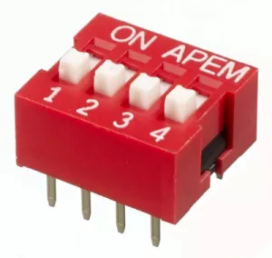 NDS-04V APEM Slide Switches and Coding Switches