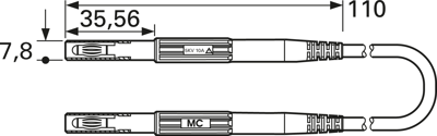 66.9425-15023 Stäubli Electrical Connectors Messleitungen