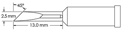 GT4-KN0025P METCAL Lötspitzen, Entlötspitzen und Heißluftdüsen