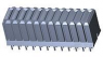 Buchsenleiste, 6-polig, RM 3 mm, gerade, grau, 1-292284-6