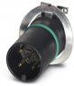 Stecker, M12, 5-polig, SMD, Push-in, gerade, 1411957