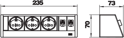 6116945 OBO Bettermann Steckdosenleisten und Kabeltrommel Bild 3