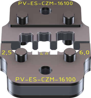 32.6021-16100 Stäubli Electrical Connectors Crimpeinsätze und Presseinsätze Bild 4