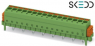 Direktsteckverbinder, 16-polig, RM 5 mm, 0,2-2,5 mm², AWG 24-12, gerade, 12 A, 320 V, Push-in, 1864176