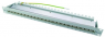 Patchpanel, 24 x RJ45, (B x H x T) 482.6 x 44 x 110 mm, lichtgrau, 100007017