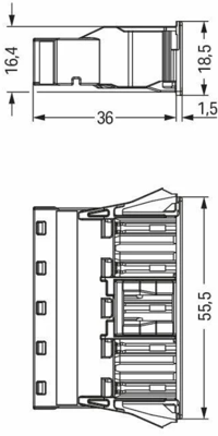 770-745/060-000 WAGO Gerätesteckverbinder Bild 2