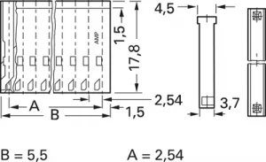 926657-2 AMP PCB Connection Systems