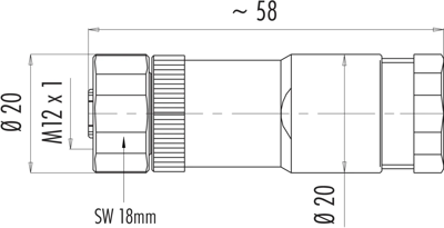 99 0430 287 04 binder Sensor-Aktor Rundsteckverbinder Bild 2