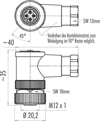 99 0430 161 04 binder Sensor-Aktor Rundsteckverbinder Bild 2