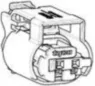 1-1438608-1 AMP Automotive Power Connectors