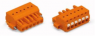 Buchsenleiste, 7-polig, RM 5.08 mm, abgewinkelt, orange, 2231-307/107-000