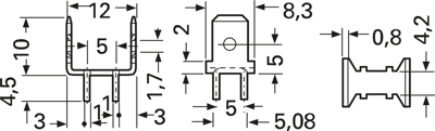 72894 Flachstecker