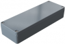 Aluminium Gehäuse, (L x B x H) 185 x 64 x 34 mm, grau (RAL 7001), IP66, 010619030