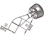 0142CDLF120/SB Ersa Lötspitzen, Entlötspitzen und Heißluftdüsen Bild 2