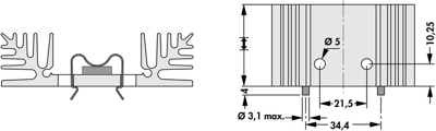 10019545 Fischer Elektronik Kühlkörper Bild 2