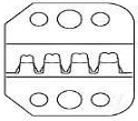 90758-2 AMP Crimp Inserts and Compression Inserts