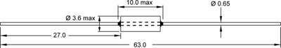 BEAD/10-600P-02 Fastron Ferritperlen Bild 2