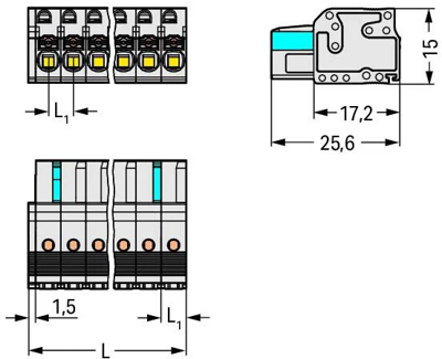 2721-103/026-000 WAGO Steckverbindersysteme Bild 2