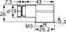 Ventilsteckverbinder, DIN FORM A, 3-polig + PE, 250 V, 0,25-1,5 mm², 934618002