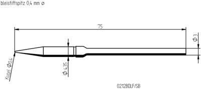 0212BDLF Ersa Soldering tips, desoldering tips and hot air nozzles Image 2