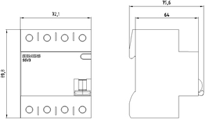 5SV3322-3KK60 Siemens FI-Schutzschalter Bild 2