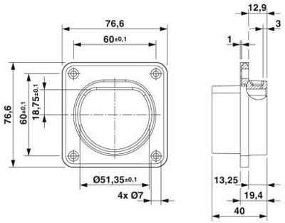 1624142 Phoenix Contact Rahmen für Steckdosen und mehr Zubehör Bild 2