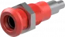 4 mm socket, solder connection, mounting Ø 8.1 mm, red, 64.3042-22