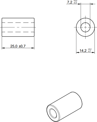 74270045 Würth Elektronik eiSos Ferrit-Kabelkerne Bild 2