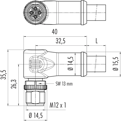 77 0687 0000 50704-0200 binder Sensor-Aktor Kabel Bild 2