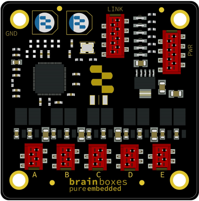 PE-505 BRAINBOXES ETHERNET-Switches Bild 1