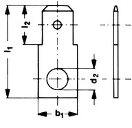 2140 Klauke Flachstecker Bild 2