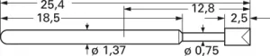 1015-A-1.5N-AU-1.8 PTR Contact Probes