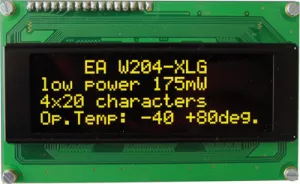 EA W204-XLG DISPLAY VISIONS LED-Anzeigen