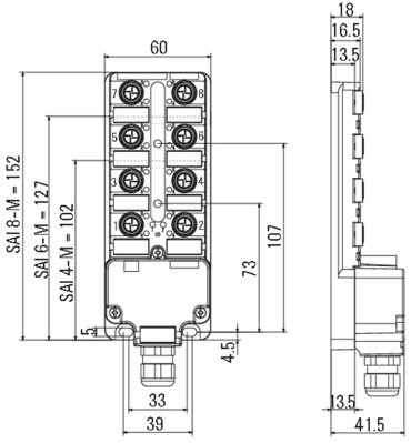 1804540000 Weidmüller Sensor-Aktor Verteilerboxen Bild 2