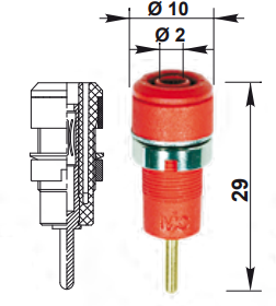 65.3304-23 Stäubli Electrical Connectors Laborsteckverbinder Bild 2